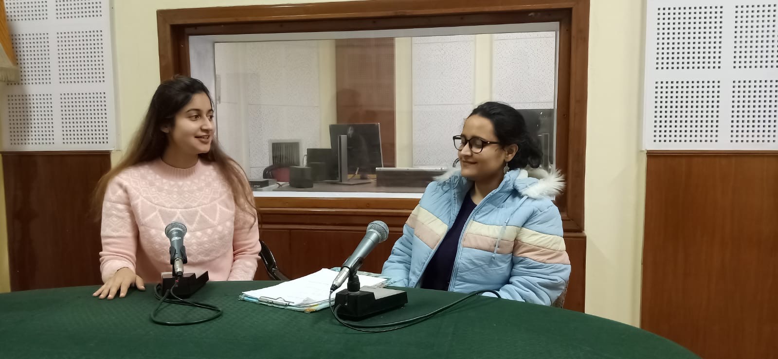 Interview with All India Radio Photo